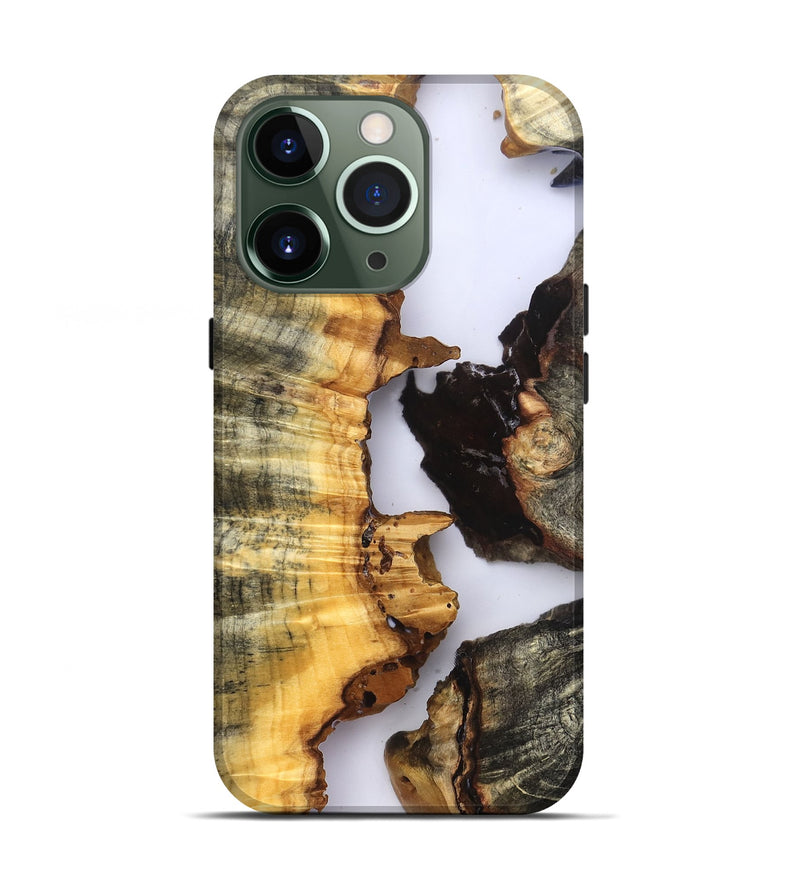 iPhone 13 Pro Wood Live Edge Phone Case - Akeem (Clear, 823735)