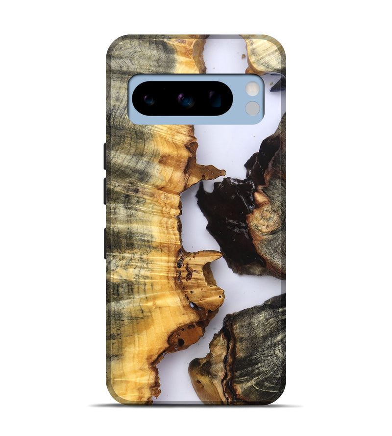Pixel 8 Pro Wood Live Edge Phone Case - Akeem (Clear, 823735)