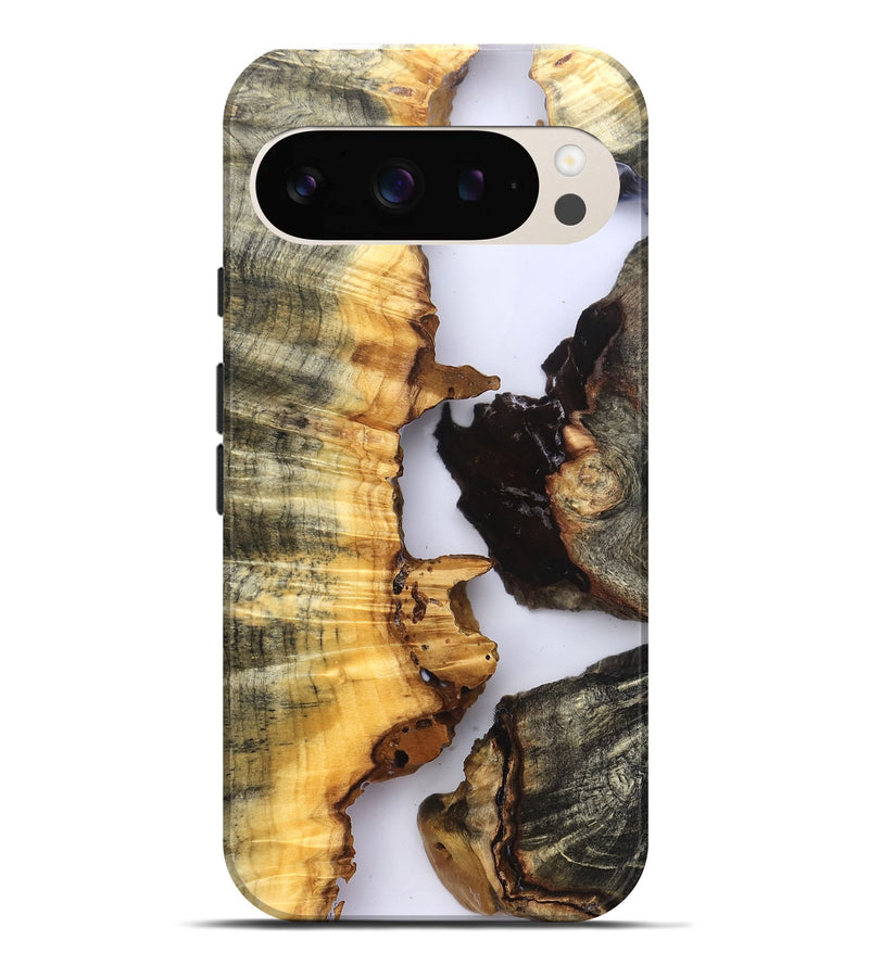 Pixel 9 Pro XL Wood Live Edge Phone Case - Akeem (Clear, 823735)