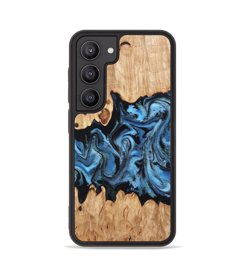 Galaxy S23 Wood Phone Case - Maya (Blue, 823784)