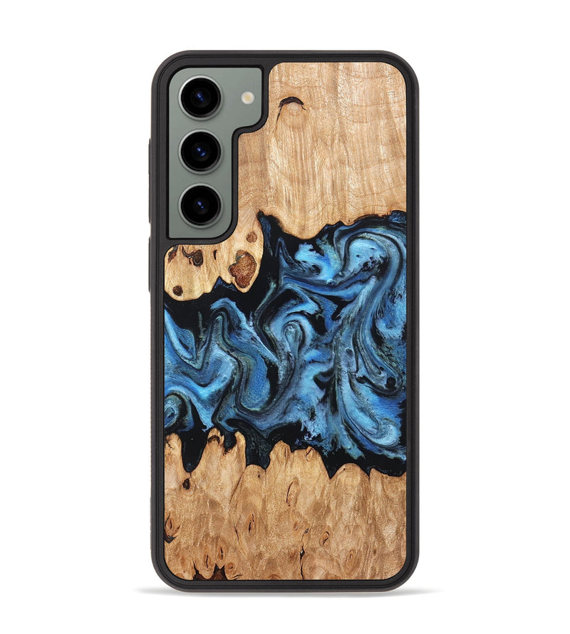 Galaxy S23 Plus Wood Phone Case - Maya (Blue, 823784)