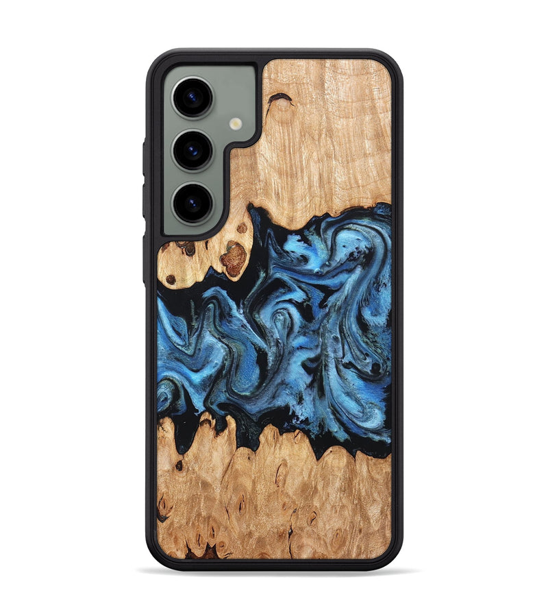 Galaxy S24 Plus Wood Phone Case - Maya (Blue, 823784)