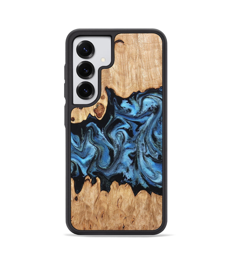 Galaxy S25 Wood Phone Case - Maya (Blue, 823784)