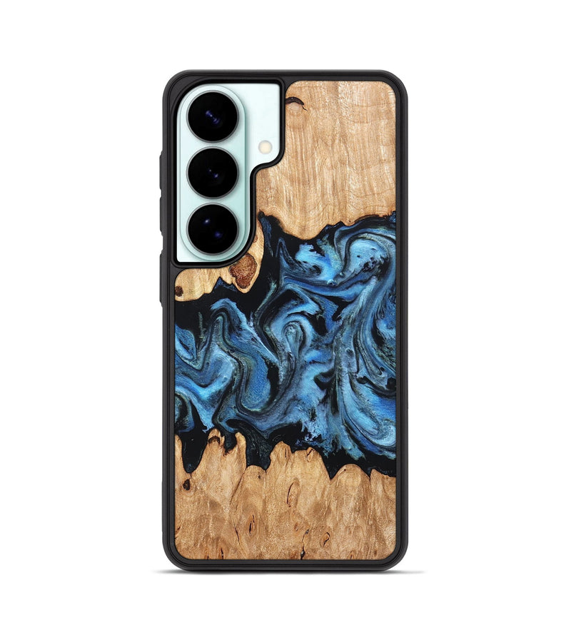 Galaxy S26 Wood Phone Case - Maya (Blue, 823784)