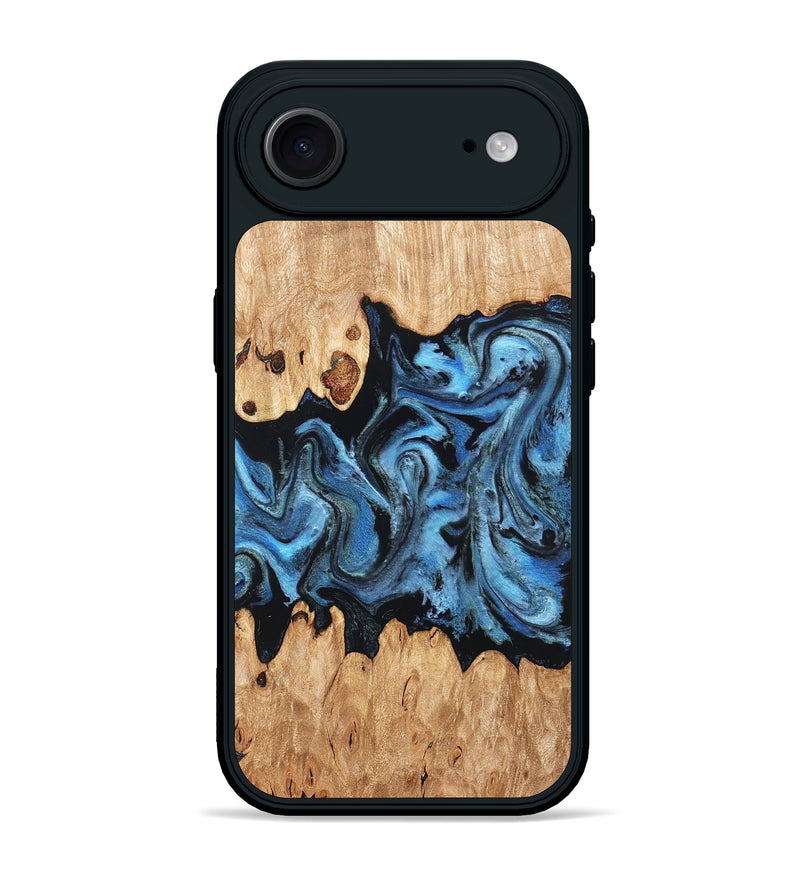 iPhone 17 Air Wood Phone Case - Maya (Blue, 823784)