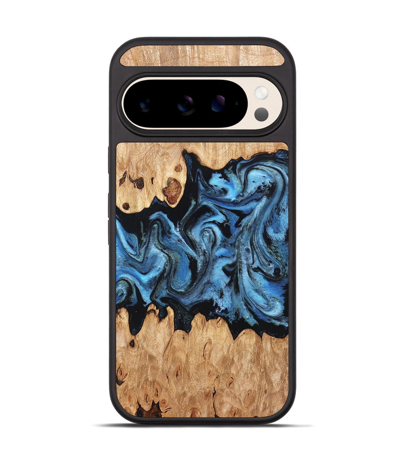 Pixel 10 Wood Phone Case - Maya (Blue, 823784)
