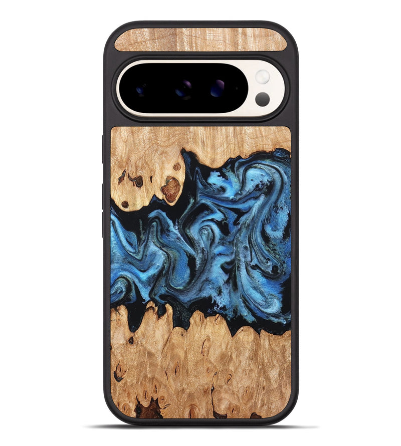 Pixel 9 Pro XL Wood Phone Case - Maya (Blue, 823784)