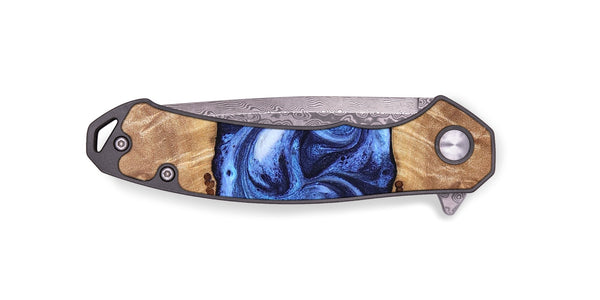 EDC Wood Pocket Knife - Dewayne (Blue, 823787)