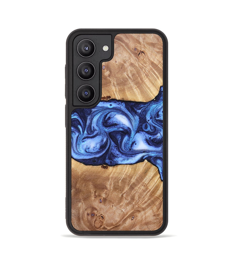 Galaxy S23 Wood Phone Case - Dewayne (Blue, 823787)