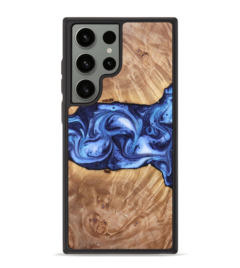 Galaxy S23 Ultra Wood Phone Case - Dewayne (Blue, 823787)