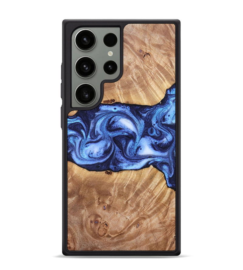 Galaxy S24 Ultra Wood Phone Case - Dewayne (Blue, 823787)