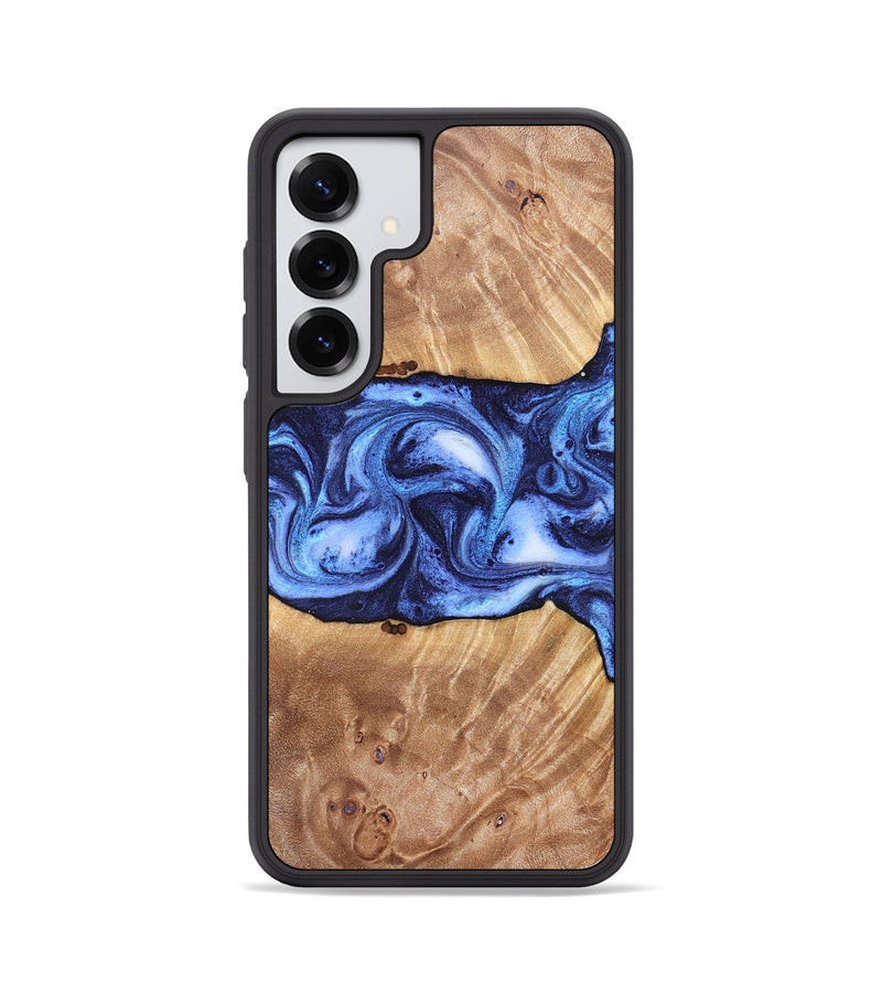 Galaxy S25 Wood Phone Case - Dewayne (Blue, 823787)