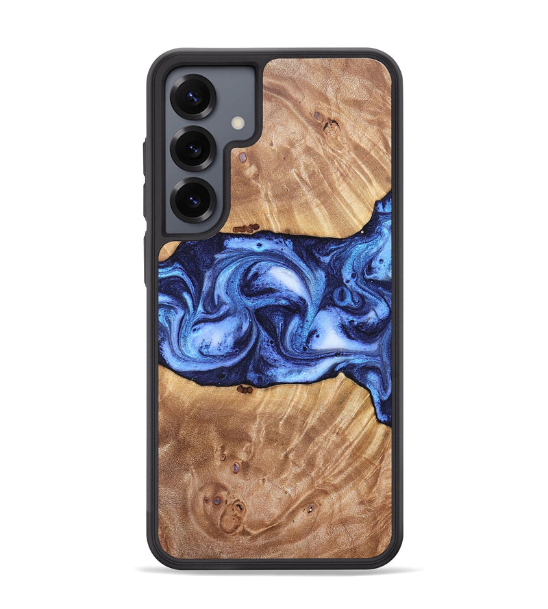 Galaxy S25 Plus Wood Phone Case - Dewayne (Blue, 823787)
