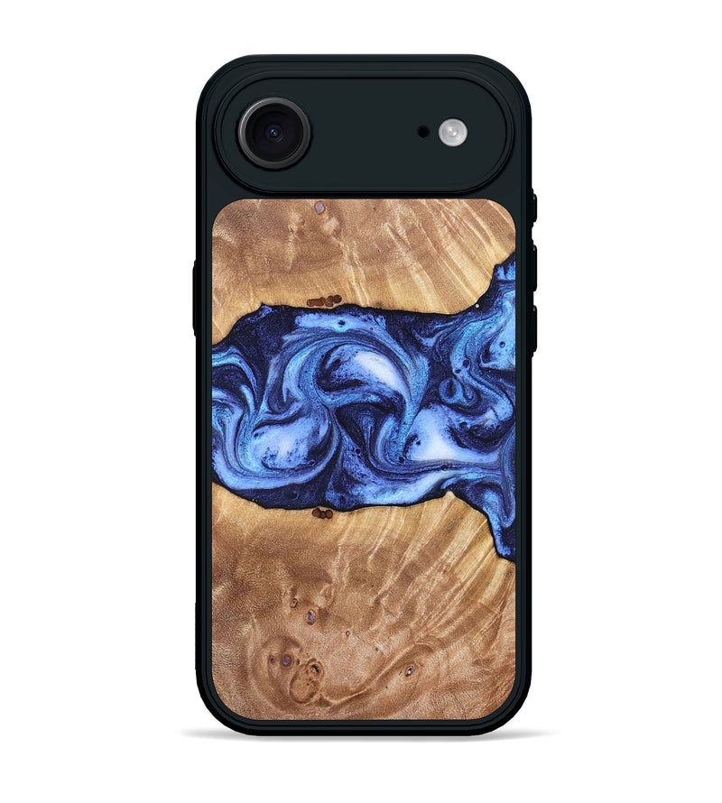 iPhone 17 Air Wood Phone Case - Dewayne (Blue, 823787)