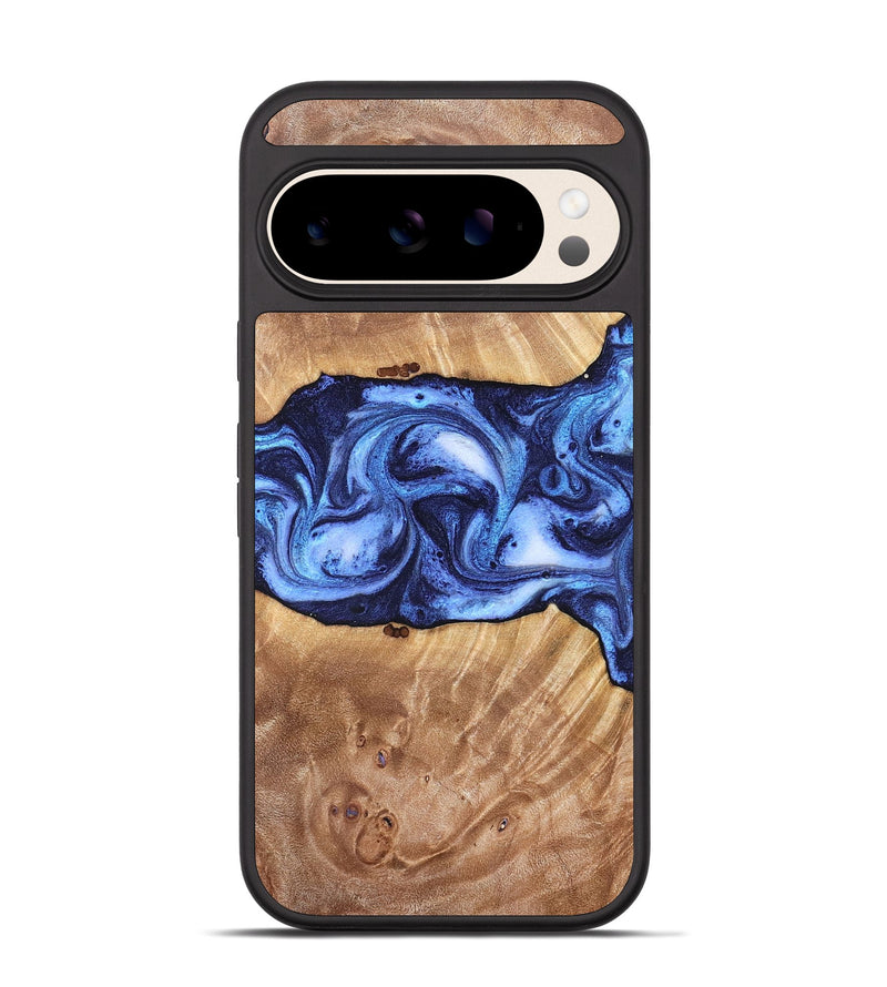 Pixel 10 Wood Phone Case - Dewayne (Blue, 823787)