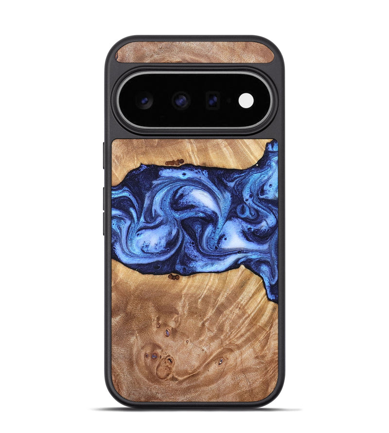 Pixel 11 Pro Wood Phone Case - Dewayne (Blue, 823787)
