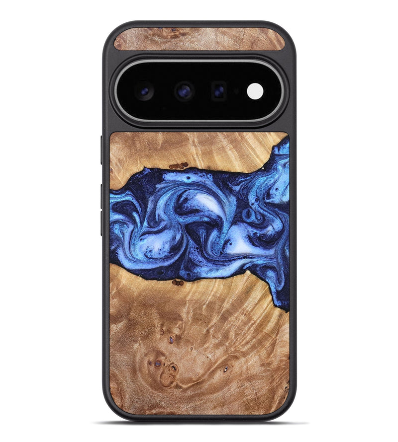 Pixel 11 Pro XL Wood Phone Case - Dewayne (Blue, 823787)