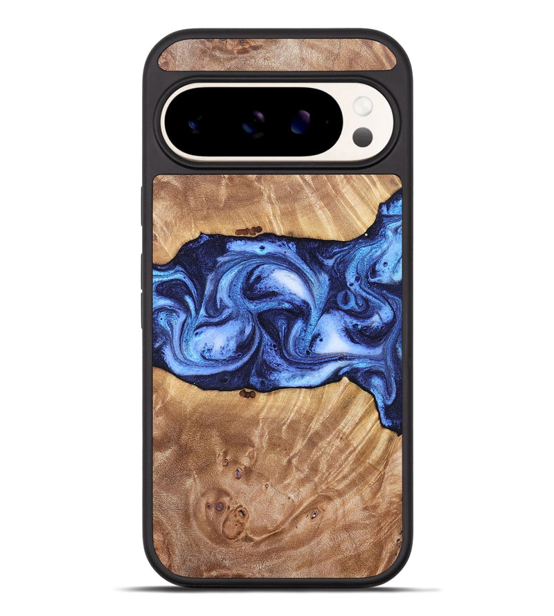 Pixel 9 Pro XL Wood Phone Case - Dewayne (Blue, 823787)