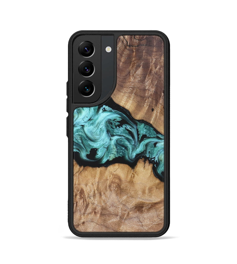 Galaxy S22 Wood Phone Case - Kole (Blue, 823788)