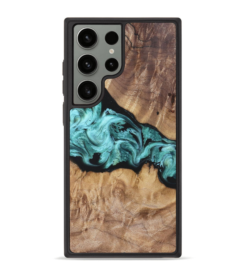 Galaxy S23 Ultra Wood Phone Case - Kole (Blue, 823788)