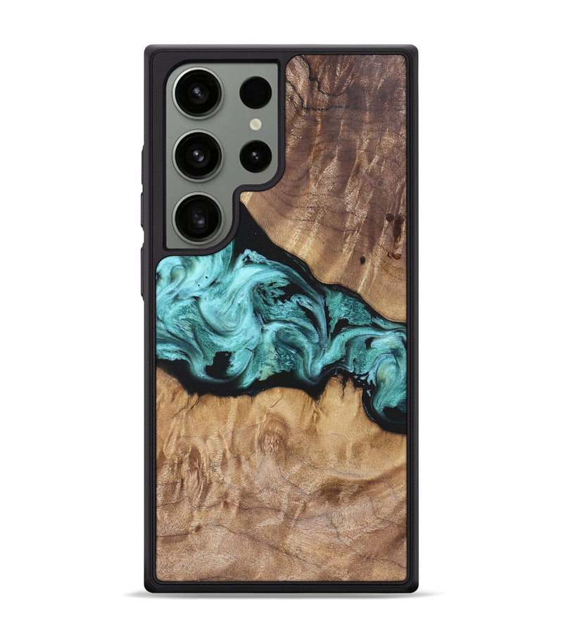 Galaxy S24 Ultra Wood Phone Case - Kole (Blue, 823788)