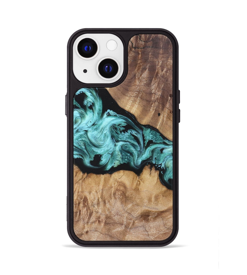 iPhone 13 Wood Phone Case - Kole (Blue, 823788)
