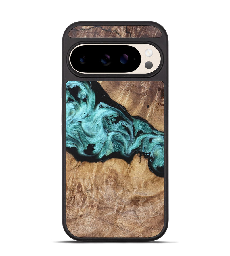 Pixel 10 Wood Phone Case - Kole (Blue, 823788)