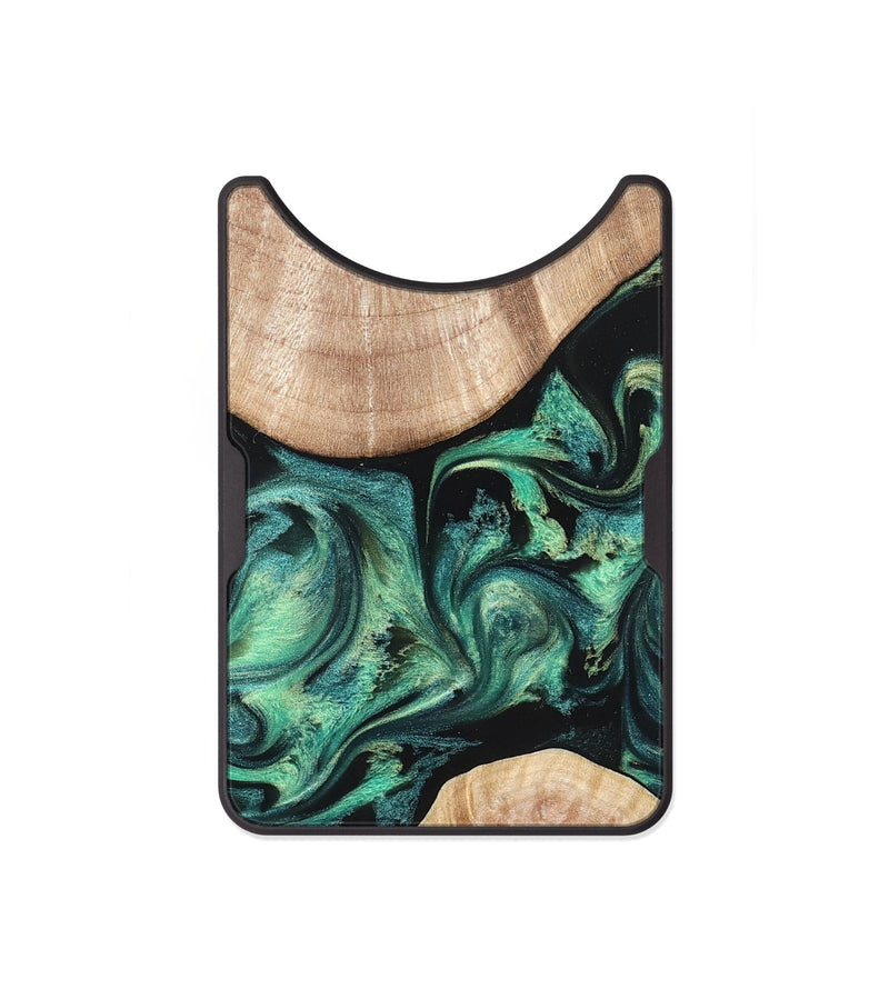 Alloy Wood Wallet - Justice (Green, 823789)