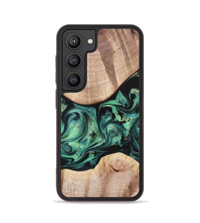 Galaxy S23 Wood Phone Case - Justice (Green, 823789)