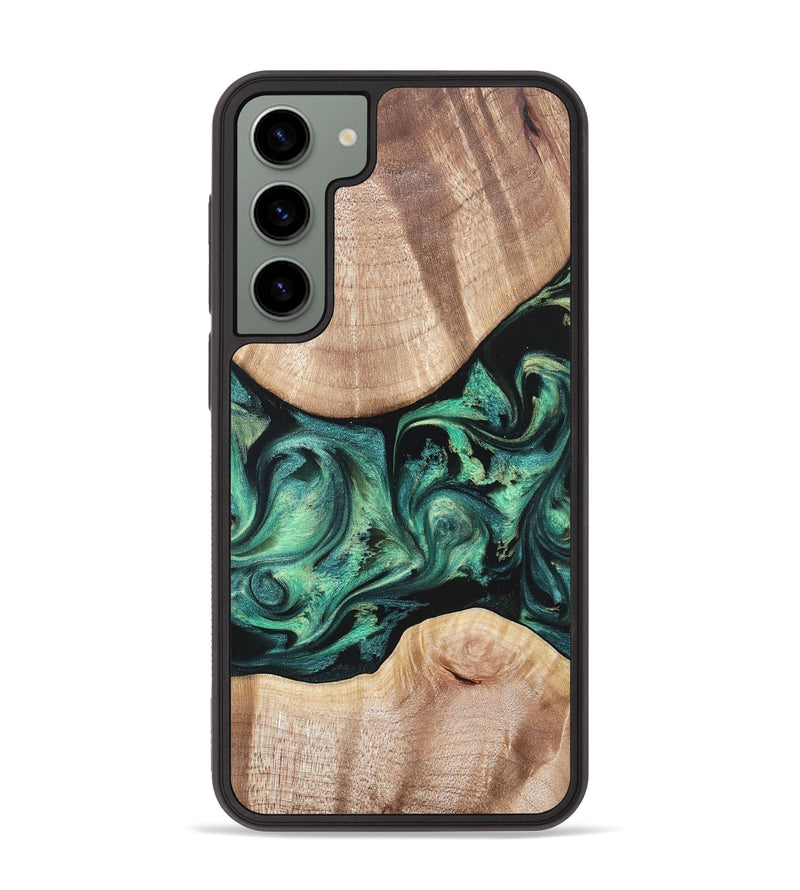 Galaxy S23 Plus Wood Phone Case - Justice (Green, 823789)