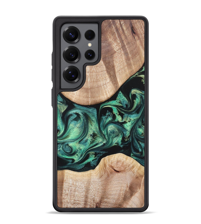 Galaxy S25 Ultra Wood Phone Case - Justice (Green, 823789)
