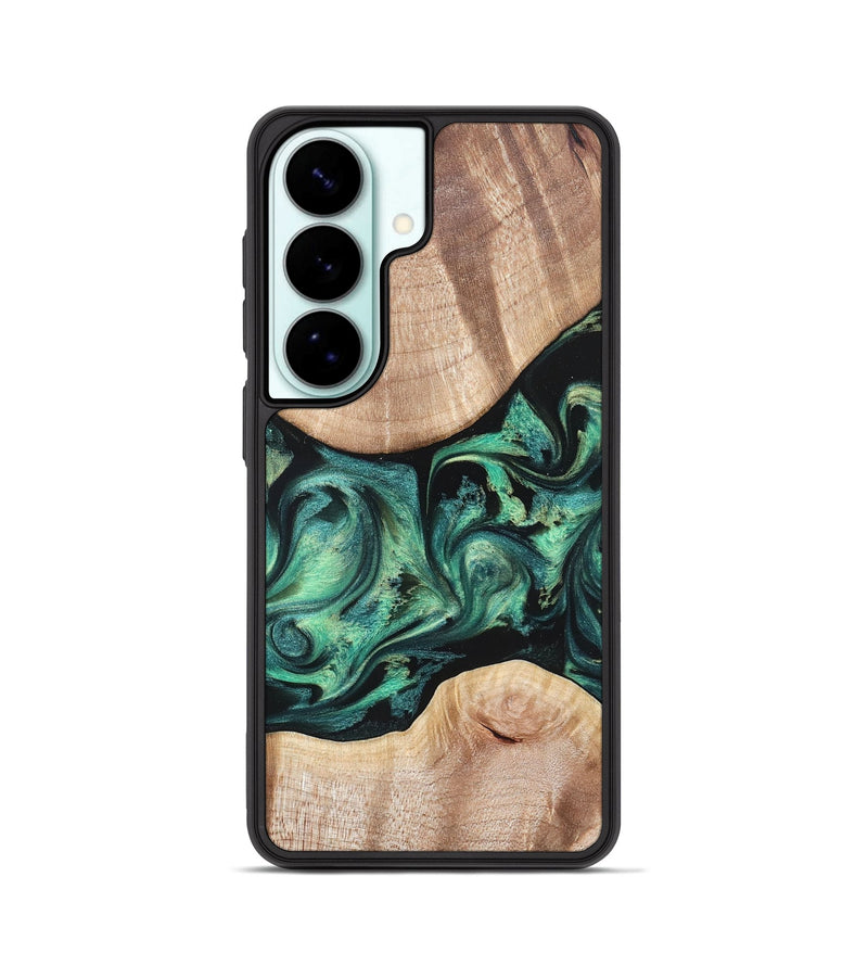 Galaxy S26 Wood Phone Case - Justice (Green, 823789)
