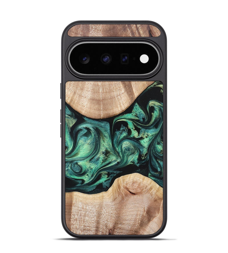 Pixel 11 Pro Wood Phone Case - Justice (Green, 823789)