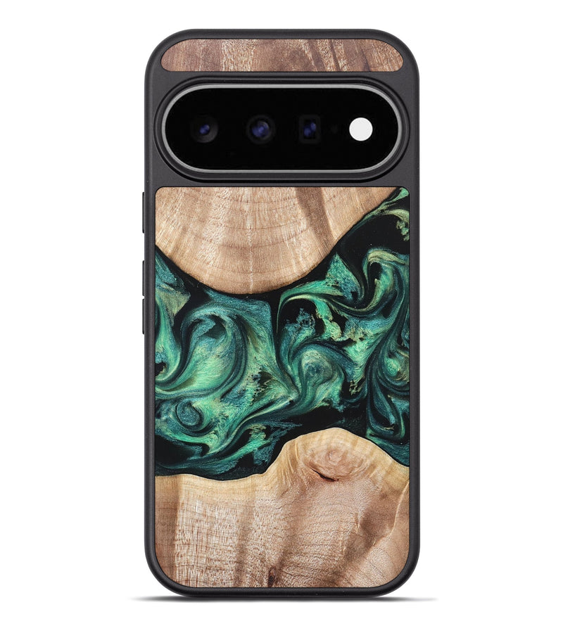 Pixel 11 Pro XL Wood Phone Case - Justice (Green, 823789)