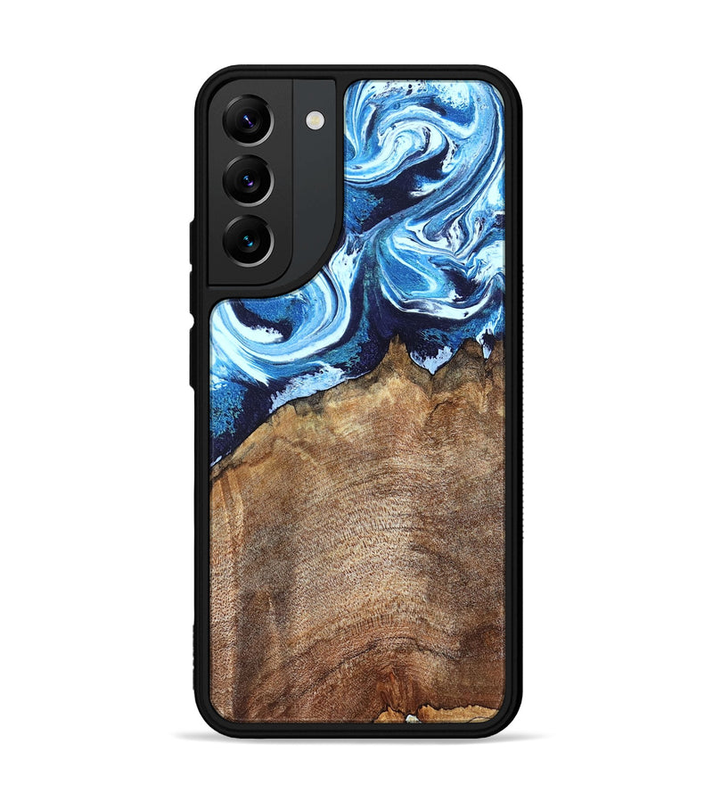 Galaxy S22 Plus Wood Phone Case - Creed (Blue, 823792)