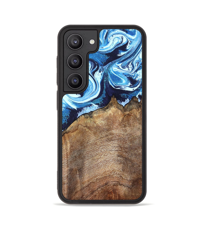 Galaxy S23 Wood Phone Case - Creed (Blue, 823792)