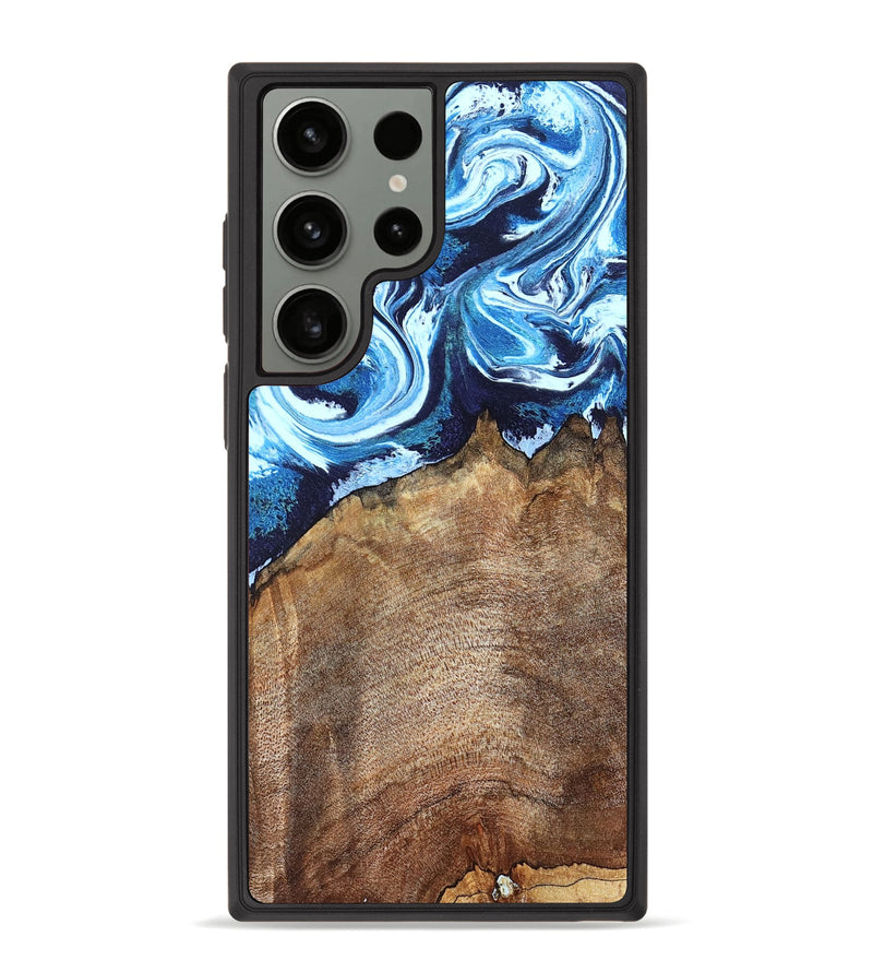 Galaxy S23 Ultra Wood Phone Case - Creed (Blue, 823792)