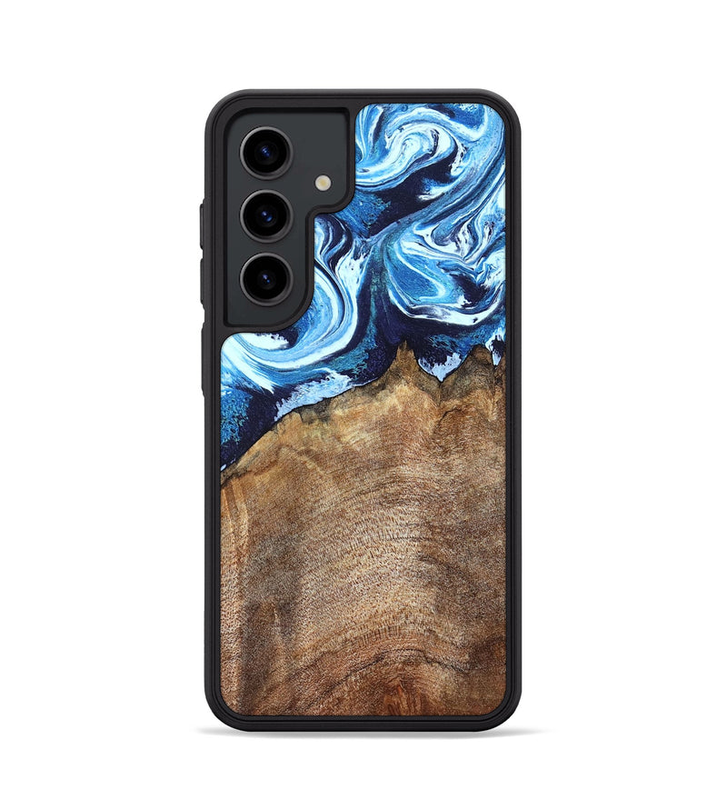 Galaxy S24 Wood Phone Case - Creed (Blue, 823792)