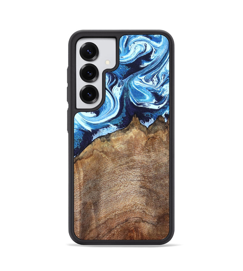 Galaxy S25 Wood Phone Case - Creed (Blue, 823792)