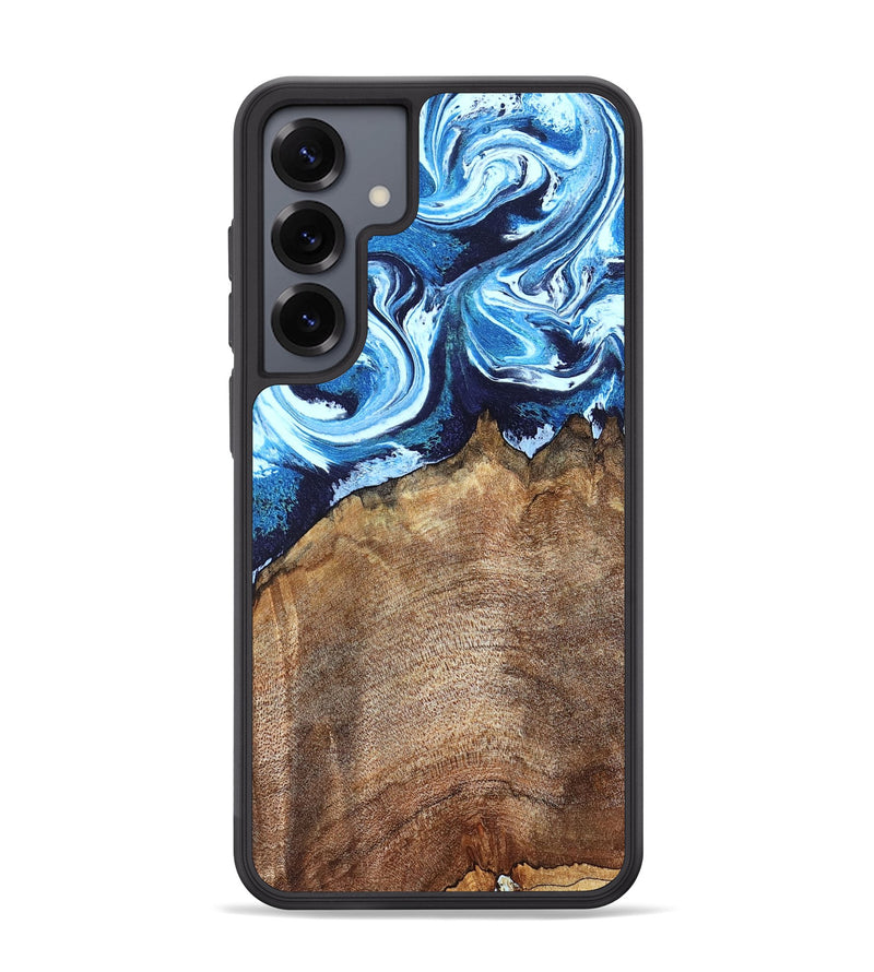 Galaxy S25 Plus Wood Phone Case - Creed (Blue, 823792)