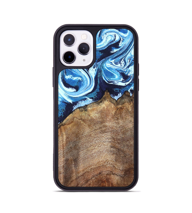 iPhone 11 Pro Wood Phone Case - Creed (Blue, 823792)