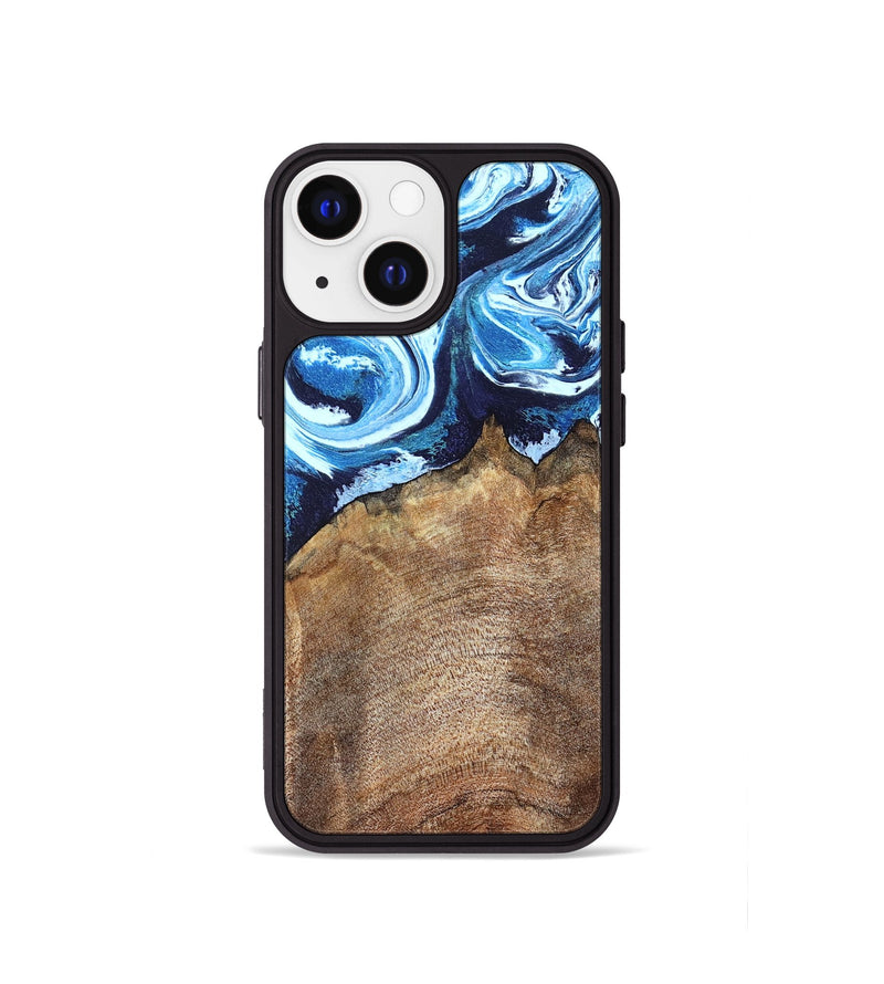 iPhone 13 mini Wood Phone Case - Creed (Blue, 823792)