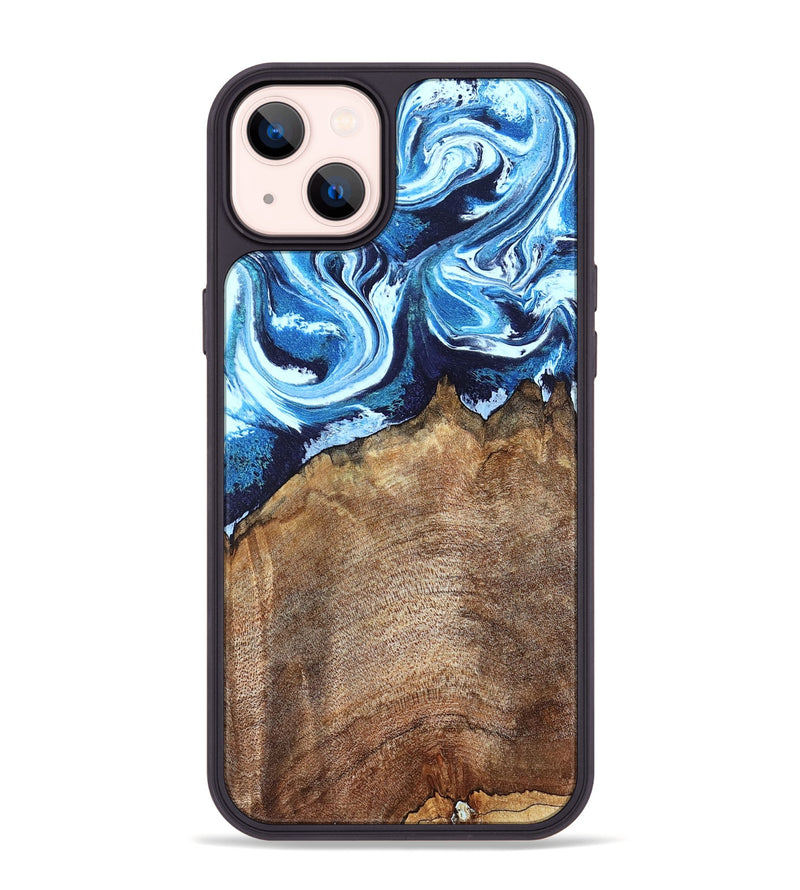 iPhone 14 Plus Wood Phone Case - Creed (Blue, 823792)