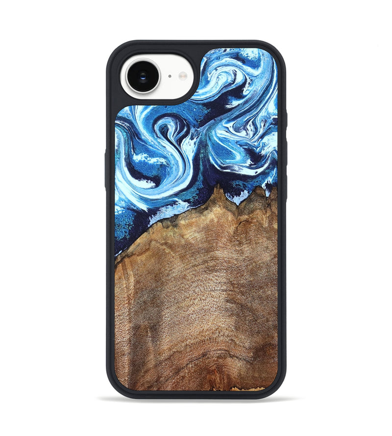 iPhone 16e Wood Phone Case - Creed (Blue, 823792)