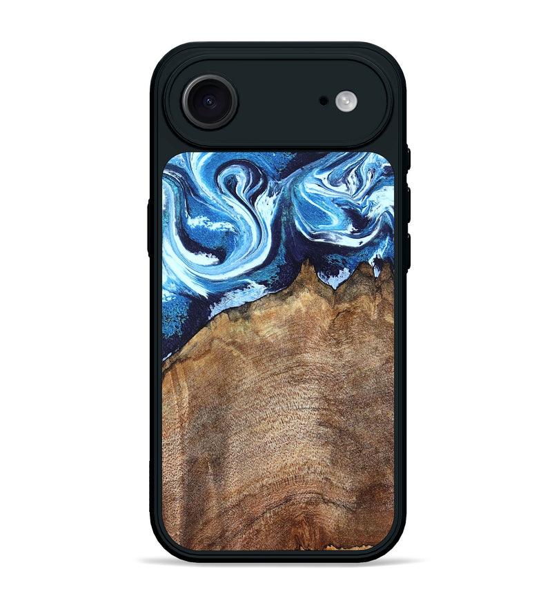 iPhone 17 Air Wood Phone Case - Creed (Blue, 823792)