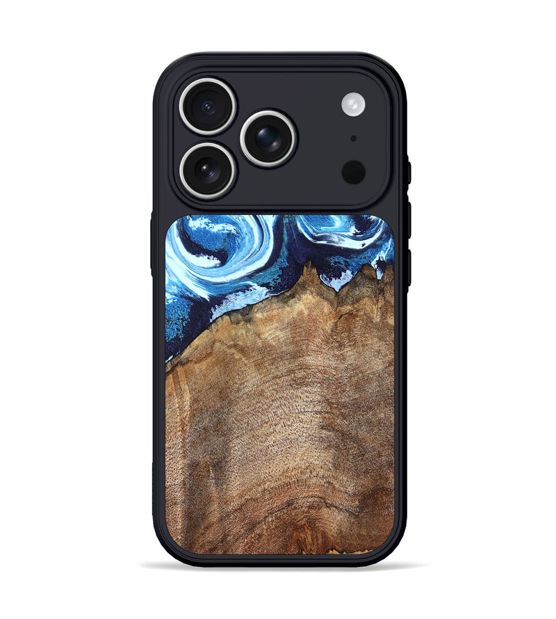 iPhone 17 Pro Wood Phone Case - Creed (Blue, 823792)