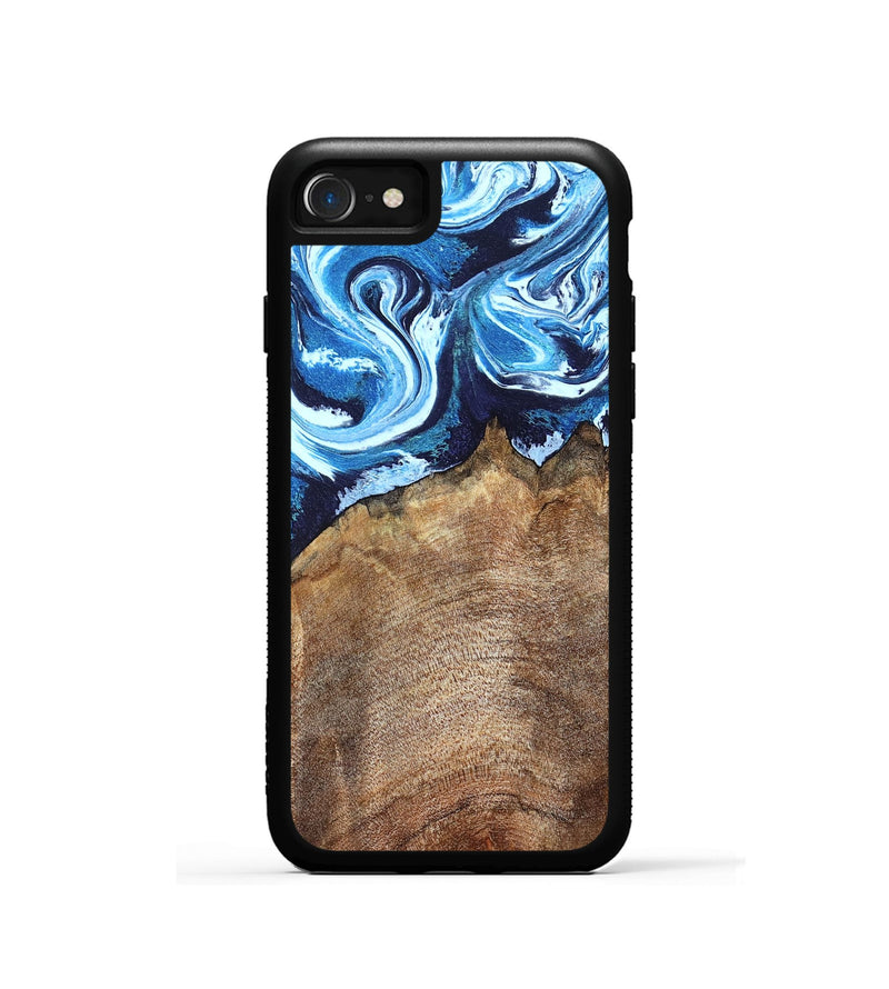 iPhone SE Wood Phone Case - Creed (Blue, 823792)