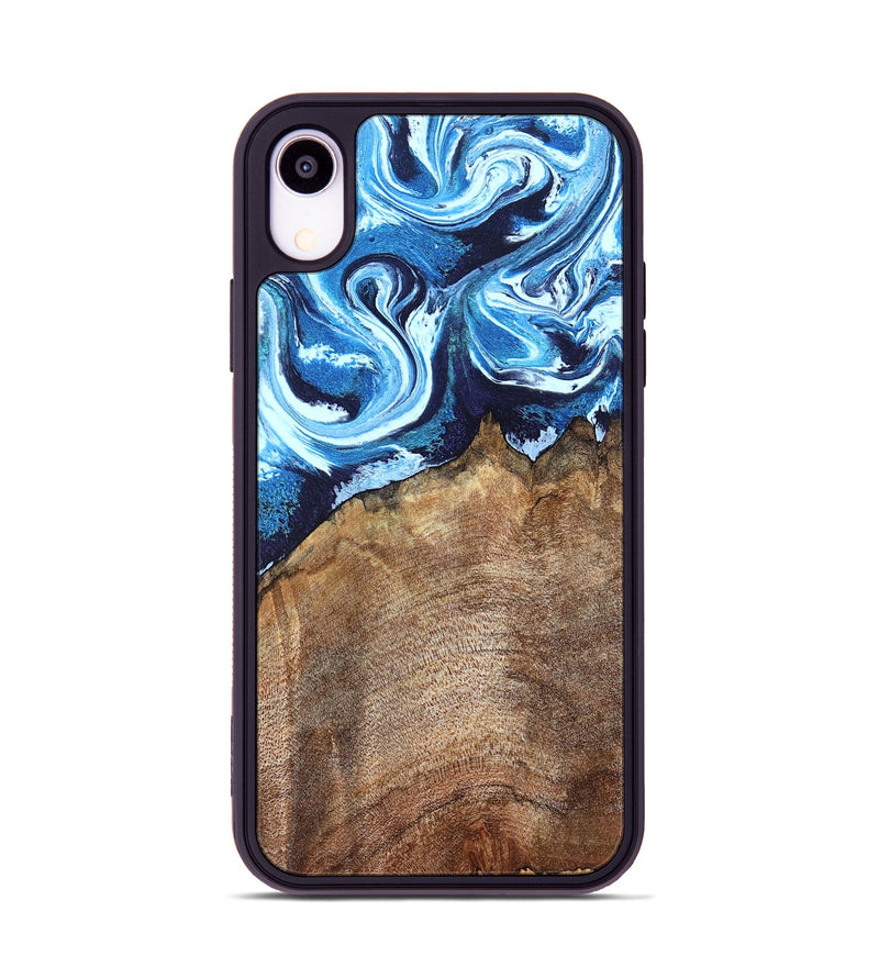 iPhone Xr Wood Phone Case - Creed (Blue, 823792)