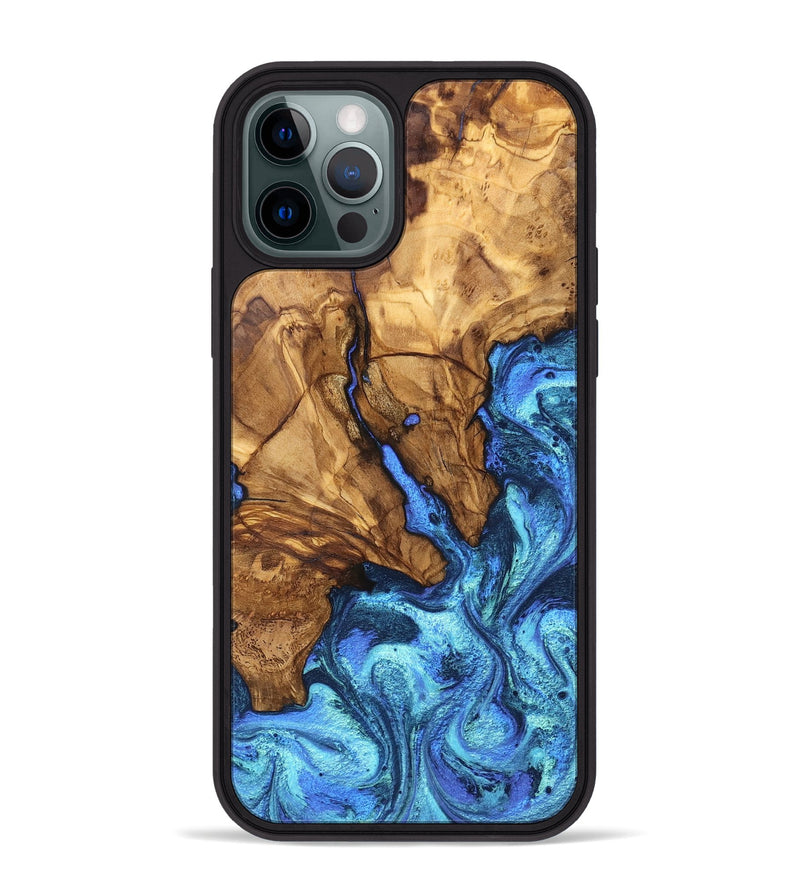 iPhone 12 Pro Max Wood Phone Case - Jax (Ancient Olive, 823793)
