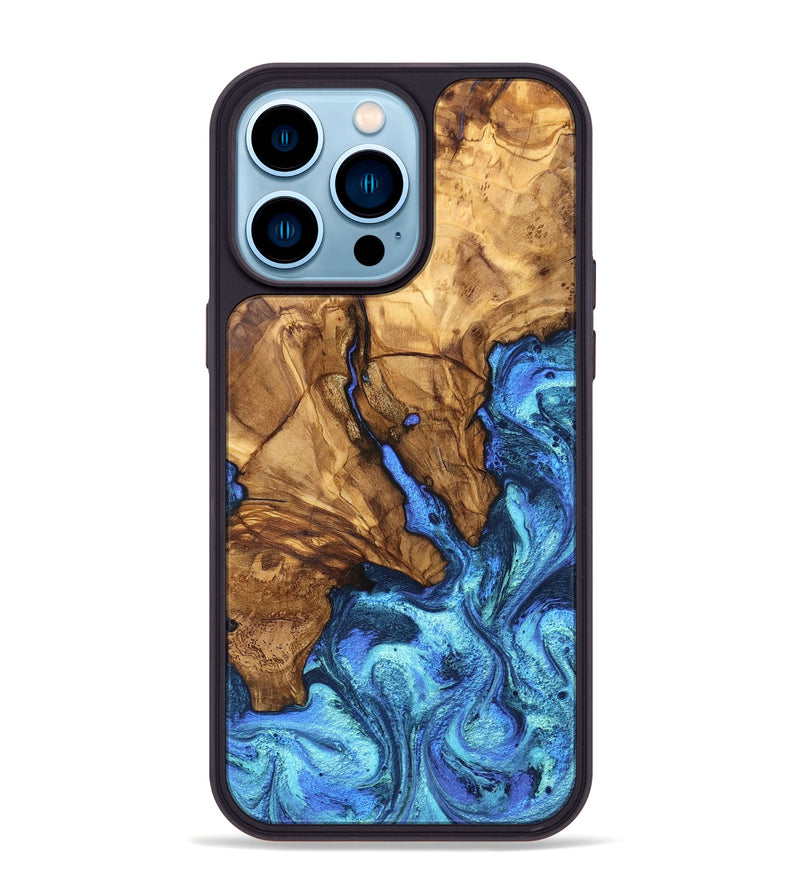 iPhone 14 Pro Max Wood Phone Case - Jax (Ancient Olive, 823793)